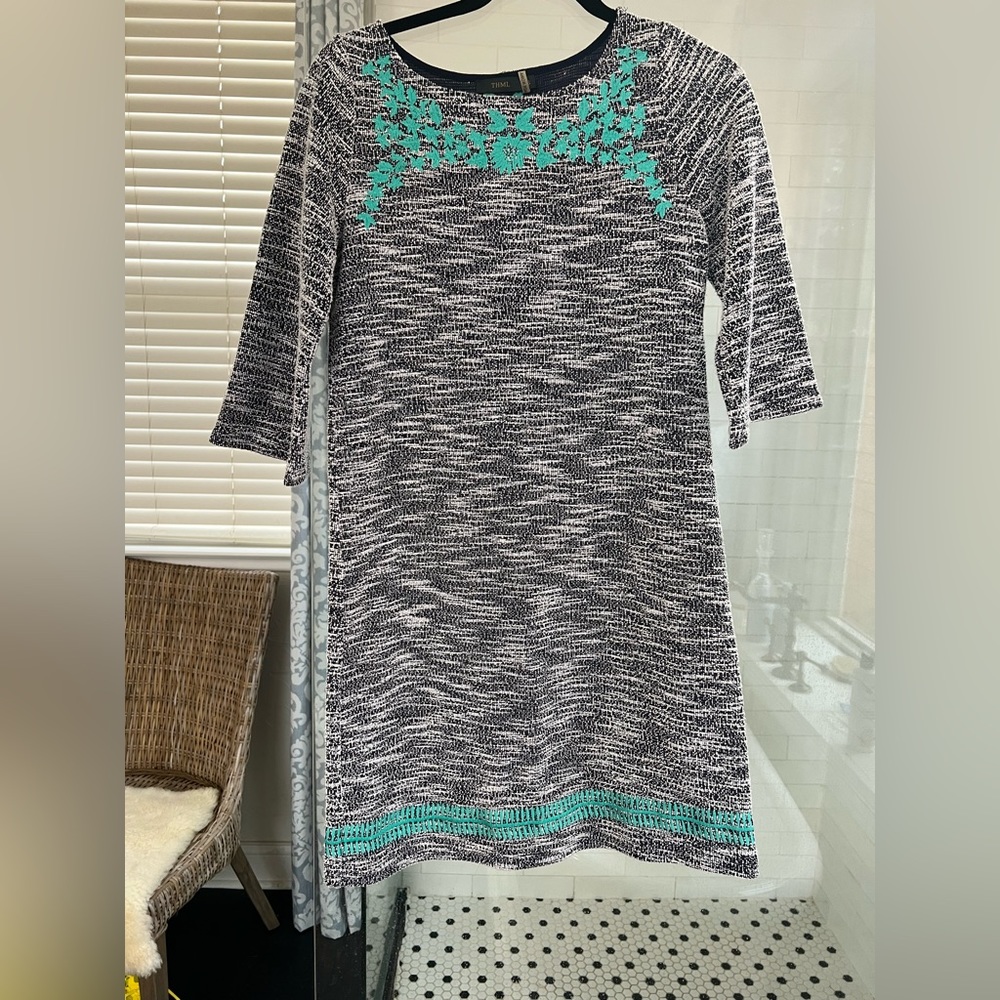 THML sweater tweed dress